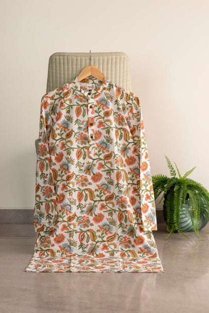 Floral Finesse Kurta